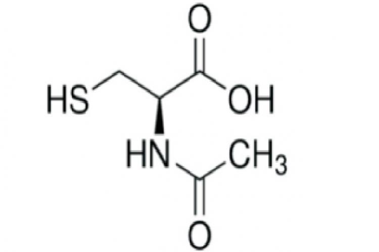 Structure of Acetylcysteine